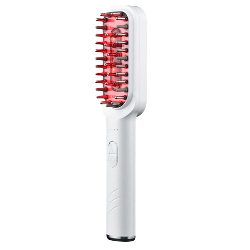 

Hair Growth Comb Multifunctional EMS RF Hair Care Comb Red Light Therapy Hair Growth Medicinal Combs For Women And Men Durable