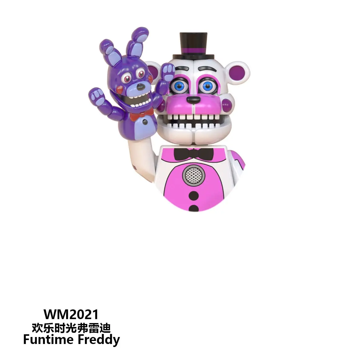 FNAF-Jogo Figura Mini Bricks, Chica Bonnie, Foxy, Freddy Bear, Menino  Pesadelo, Esqueleto, Suspense, Bebê, Brinquedos