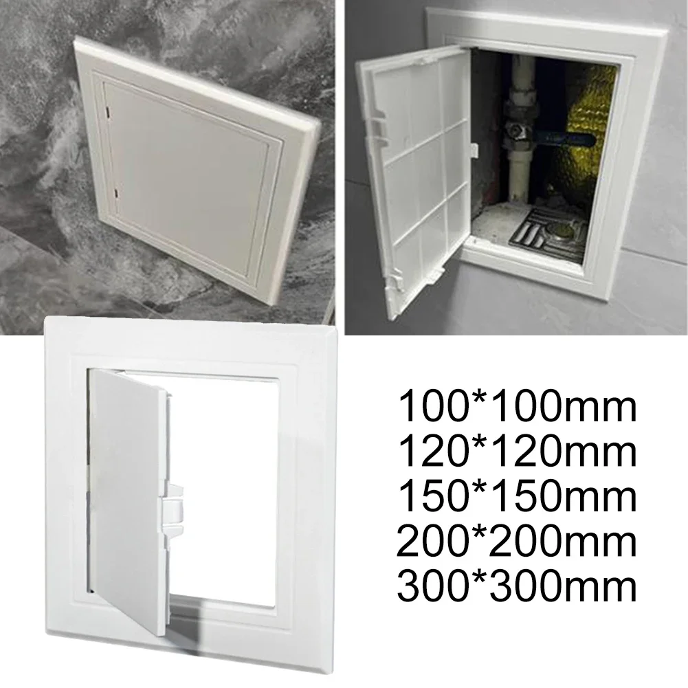 Access panel 1pc access panel white ABS inspection port wall ceiling decorative hatch cover universal plastic push-type inspection port parts