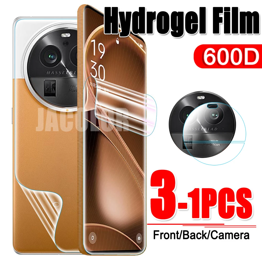Premium Hydrogel Screen and Back Protector with Camera Guard