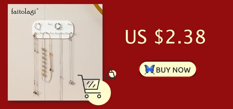 9 Pcs Adhesive Paste Wall Hanger Storage Jewelry Display Jewelry Hooks Holder Storage Organizer Earring Ring Necklace Hanger