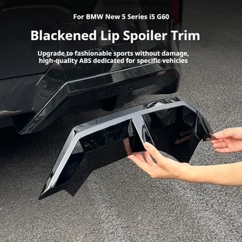 Nero lucentezza labbro posteriore per BMW5 Serie G60 2024-2025 Auto Paraurti Posteriore Diffusore Splitter Posteriore Spoiler labbro posteriore Body Kit Accessori