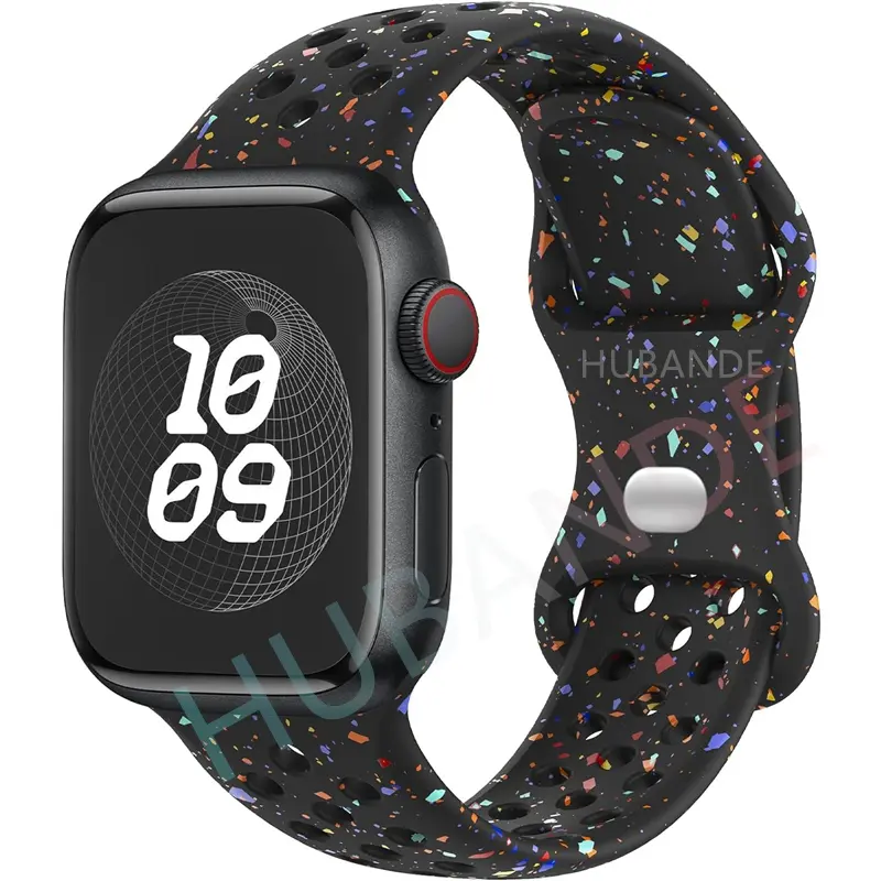 Strap For Apple Watch Band 44mm 49mm 45mm 40mm 41mm 38mm 42mm correa Breathable sports bracelet iwatch series 8 SE 7 6 5 9 Ultra - Image 51