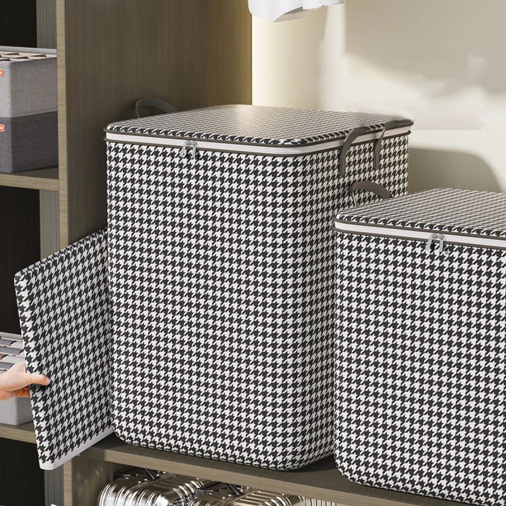 Quilt Organizer Bag Clothes Quilt Sweater Organizer Dustproof Foldable