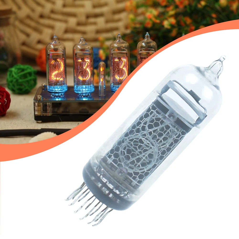 글로우 튜브 디지털 LED 시계 튜브, DIY 시각 효과 시계, 전자 튜브 시계용 전자 튜브, IN-14