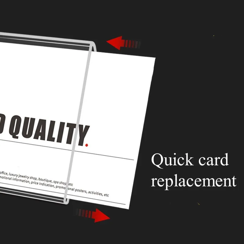 5Pcs Acrylic Clear Desktop Sign Labels Triangle Meeting Card Conference Sign V-Shaped Table Sign Display Card Name Tag Holder 3