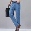 Straight Business Soft Fashion Men's Denim Jeans Thin Summer New High Quality Pants New Arrivals Dropship High Quality Pants 2