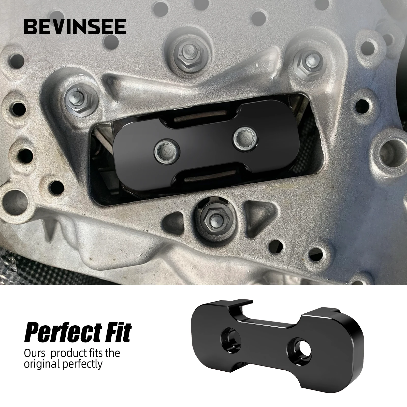Aluminum Transmission Mount Insert For Audi B9 For Audi A4 S4 A5 S5 SQ5 Allroad 2.0t 3.0t TFSI aluminum transmission mount insert