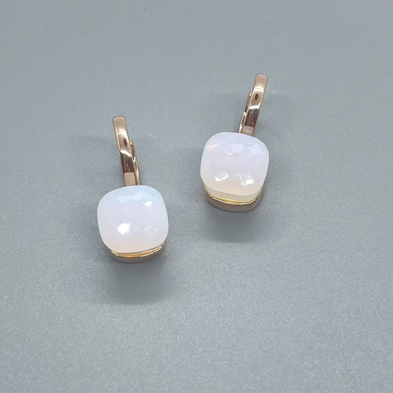 Classic Crystal Candy Earrings For Women 32 Colors   Gold Plated Sweet  Style  Fashion Jewelry