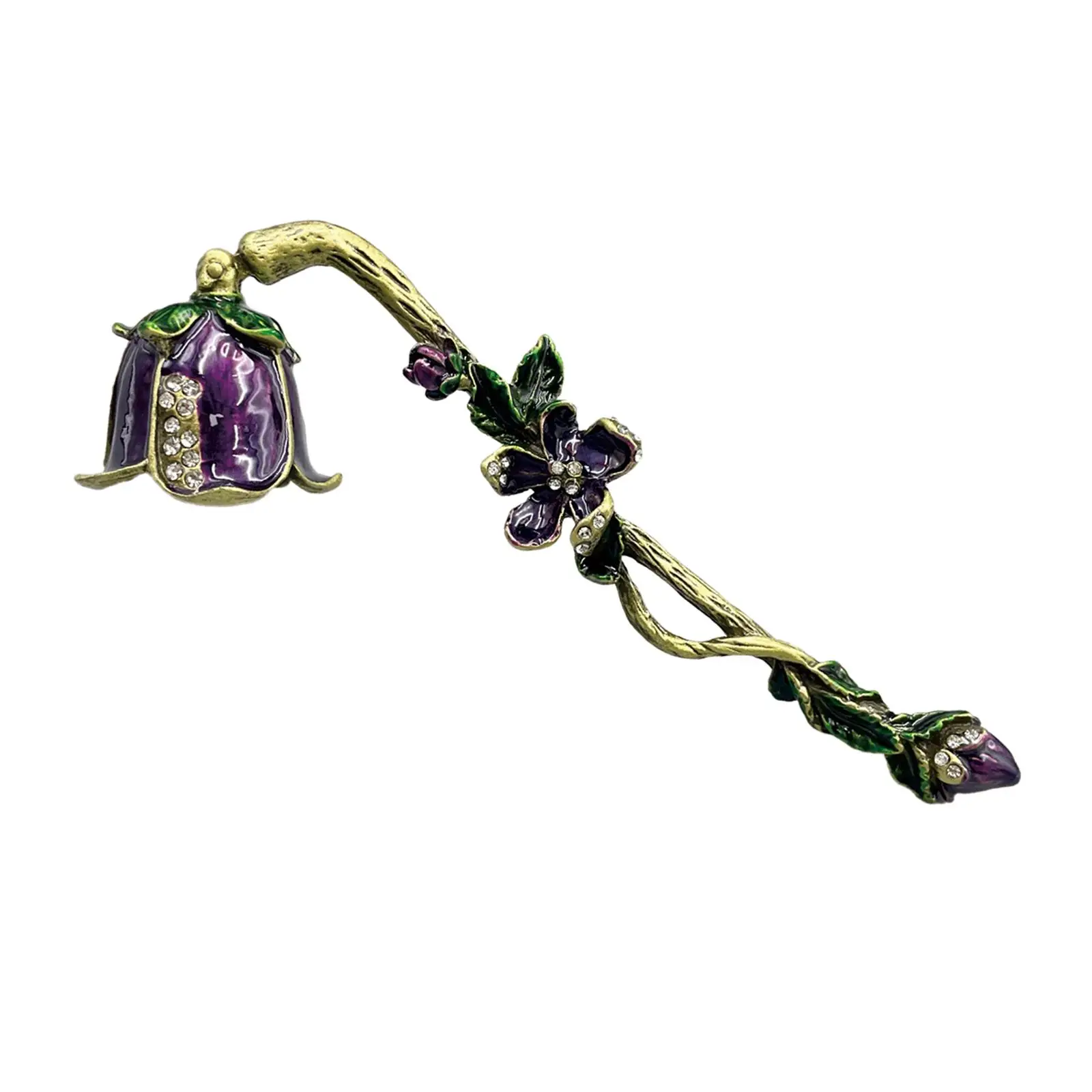 Retro Flower Metal Candle Extinguishing Tool candle snuffer Length 16.5cm For Candle Lovers