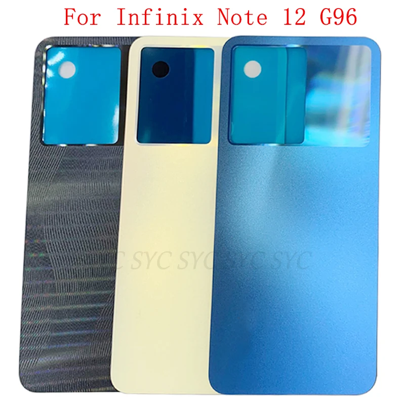 

Крышка батарейного отсека, задняя крышка для Infinix Note 12 G96, задняя крышка с деталями для ремонта логотипа