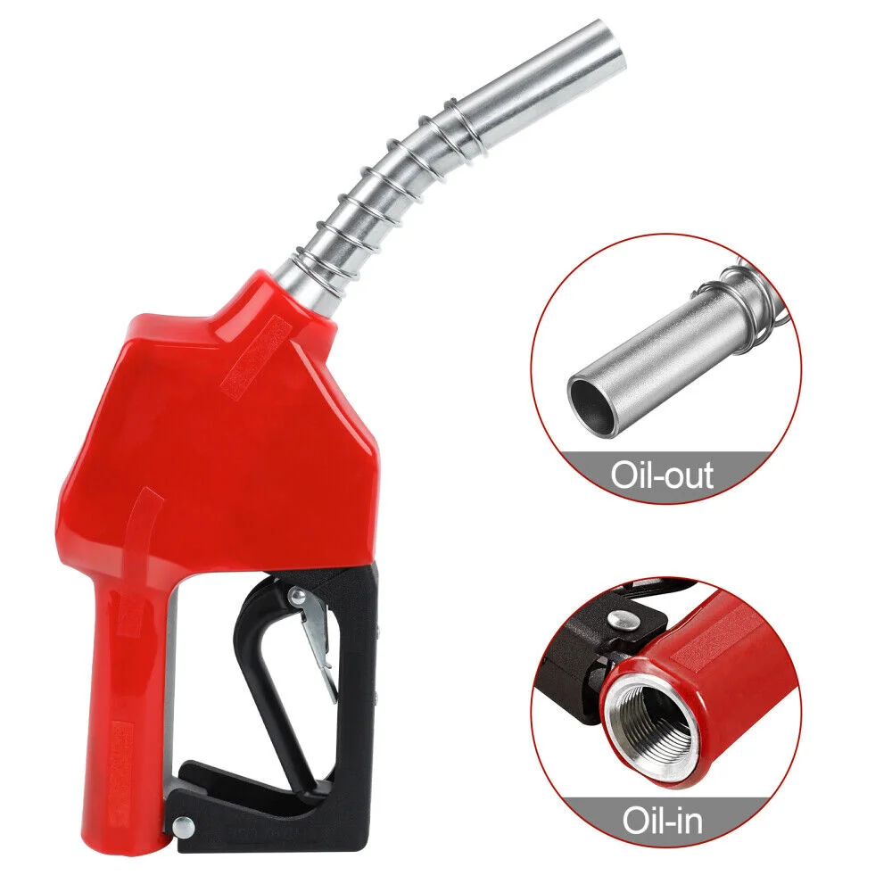 Stainless Steel Refilling Nozzle Gun Automatic Cut off Fuel Refilling Nozzle Diesel Oil Dispensing Tool Oil Water Refueling Gun images - 6