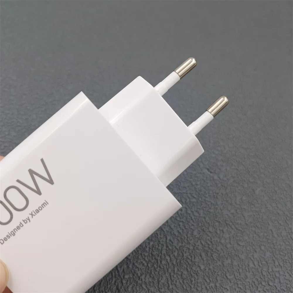 รูปสินค้า อะแดปเตอร์ชาร์จเร็ว Xiaomi 100W หัวชาร์จ EU Turbo Charge พร้อมสาย Type-C 2 เมตร