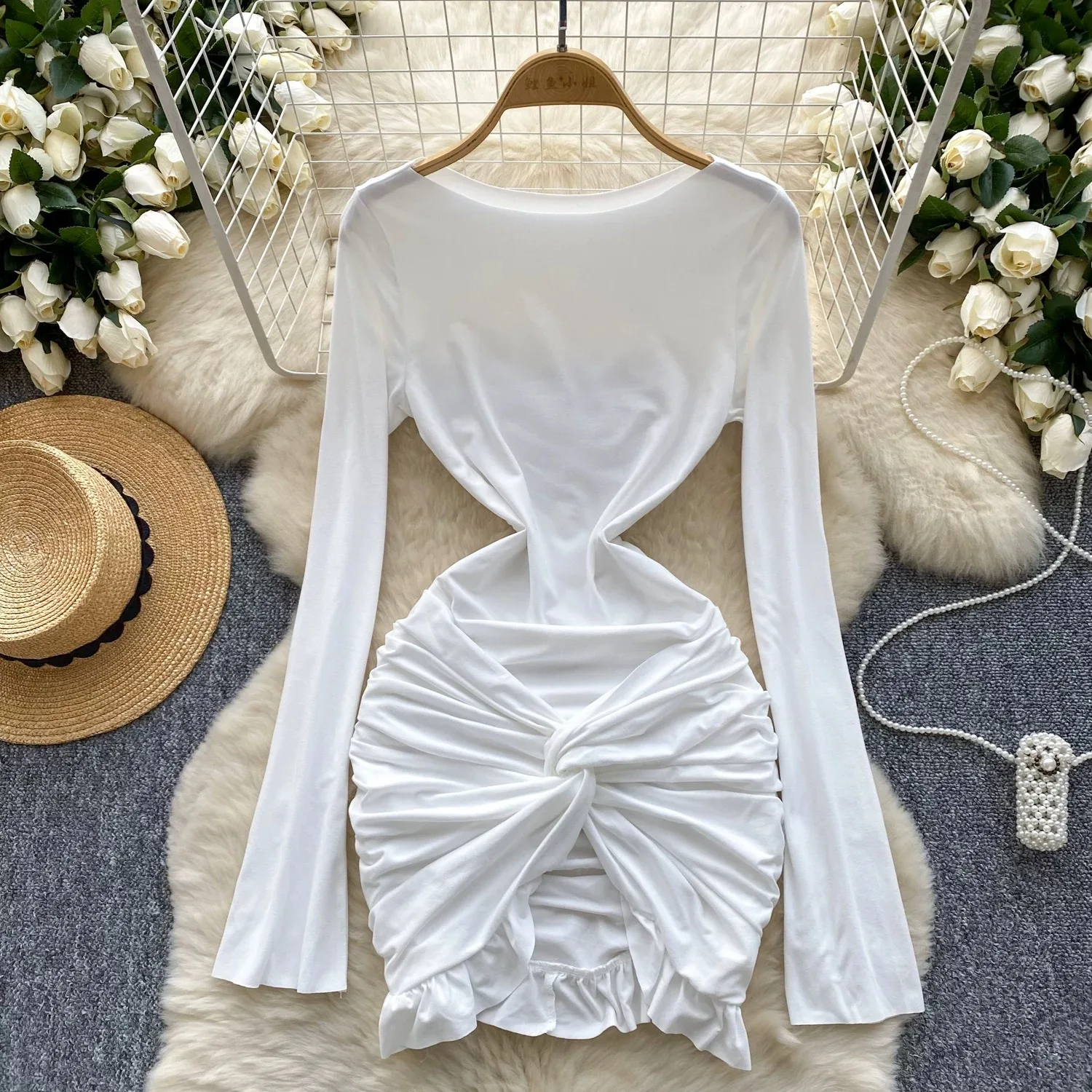 knee length dresses for ladies Charming Girl Lace Tulle Princess Bridesmaid Flower Girl Dresses Weddi –  luladress main image 1
