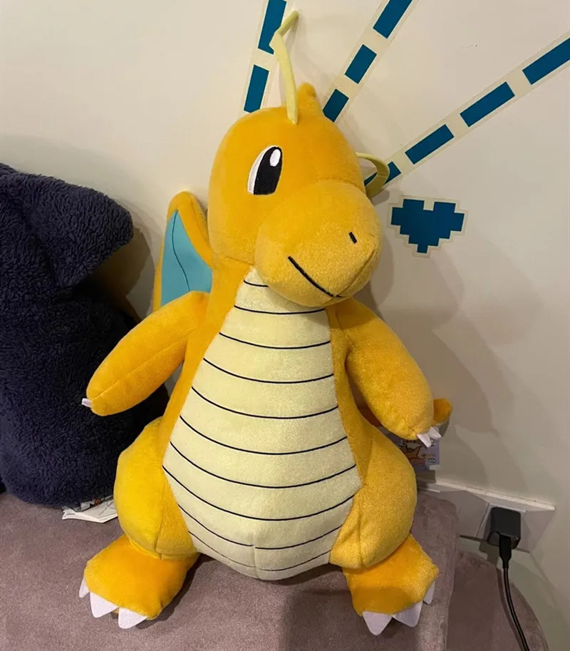 Banpresto Pokemon Anime Game Dragon Jumbo Stuffed Plush Doll Dragonite !!