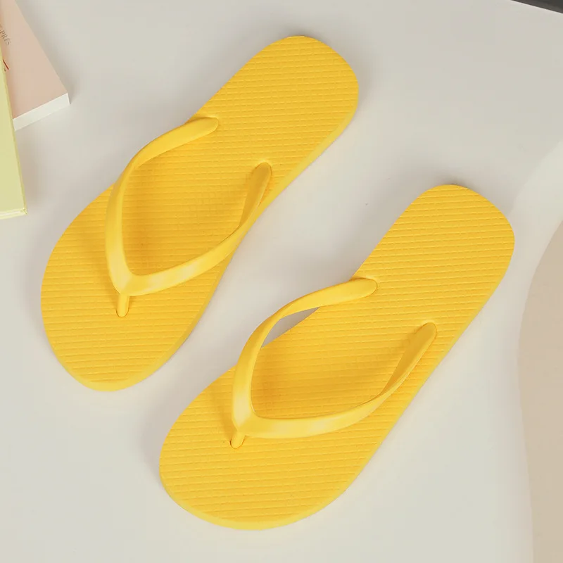 Women Flip Flops Summer Comfortable Beach Fashion Solid Slippers Anti Slip Pool PVC Quick dry Ladies Slides Indoor House 1