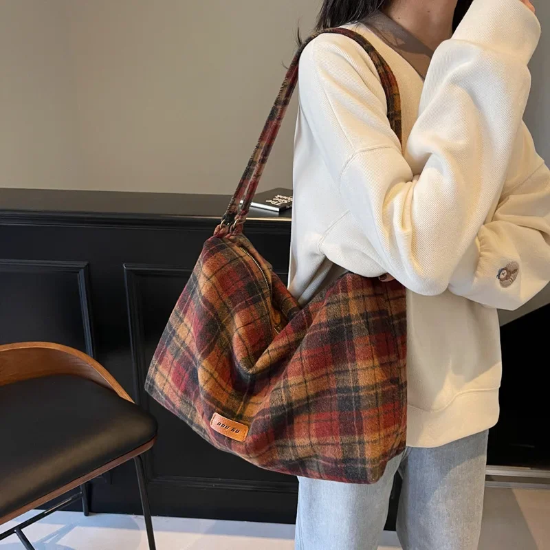 Korean Version Of The Spring And Summer New Plaid Small Square Bag