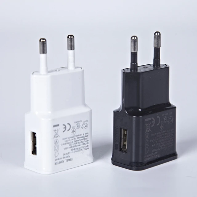 Chargeur Double USB Prise EU pour Téléphone Portable
