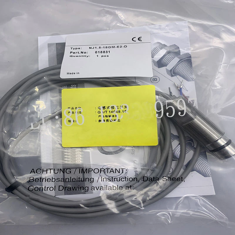 

High Voltage Proximity Switch NJ1.5-18GM-E2-D NJ1.5-18GM-N-D NJ1.5-18GM-N-D-V1 Proximity Switch Sensor