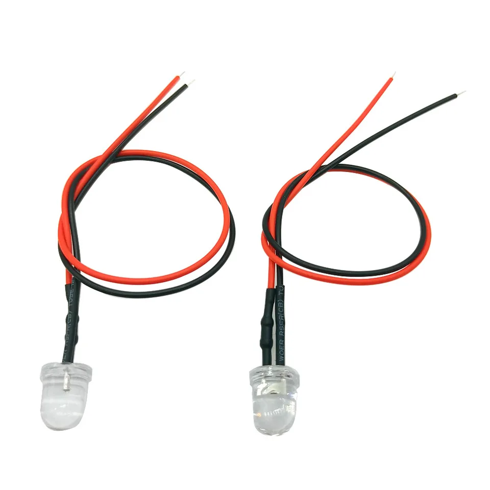 LED Con Attacco Diffuso Piatto Cablato 3mm/5mm 5V/12V/24V Con - Foto 6