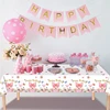 Butterfly Birthday Party Waterproof Tablecloth Spring Summer Outdoor Butterfly Party Table Decor Girl Happy Birthday Party Decor 2