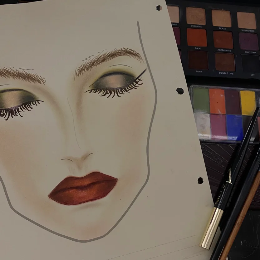Printable Makeup Artist Face Chart | Makeup Application Chart | Face Chart  Makeup Book - Notebook - Aliexpress
