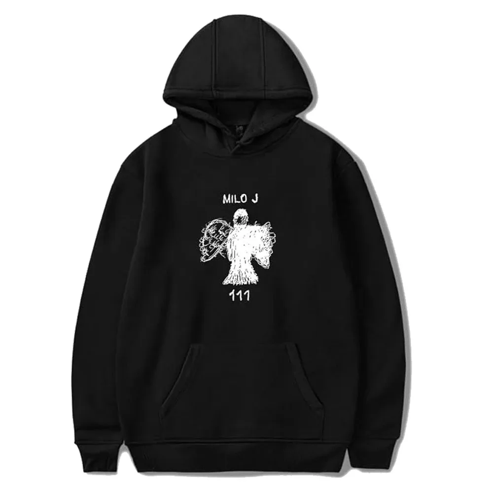 Milo J-Men's and Women's Long Sleeve Sweatshirt, Singer Casual Sweatshirt, Training Jacket, 111 Albums, Winter 2024