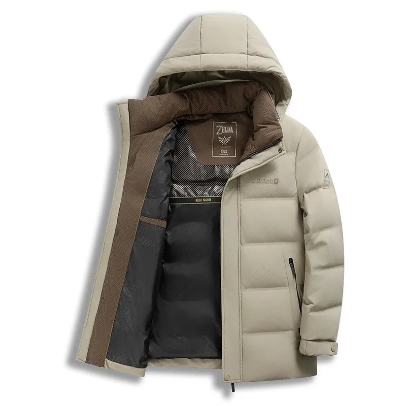 thumbnail image 1 of Ropa de diseñador Chaqueta corta de plumón para hombre 2024 Nueva chaqueta de plumón de pato blanco de lujo Abrigo informal grueso y cálido de invierno Ropa de hombre, 1 of 5