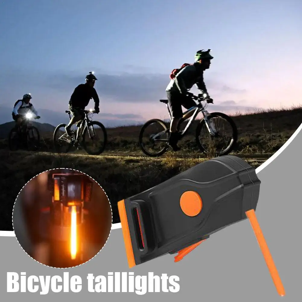 

Bicycle Seatpost Taillight Waterproof Bike Taillight LED USB Rechargable Safety Back Light Riding Warning Saddle Bike Rear Light