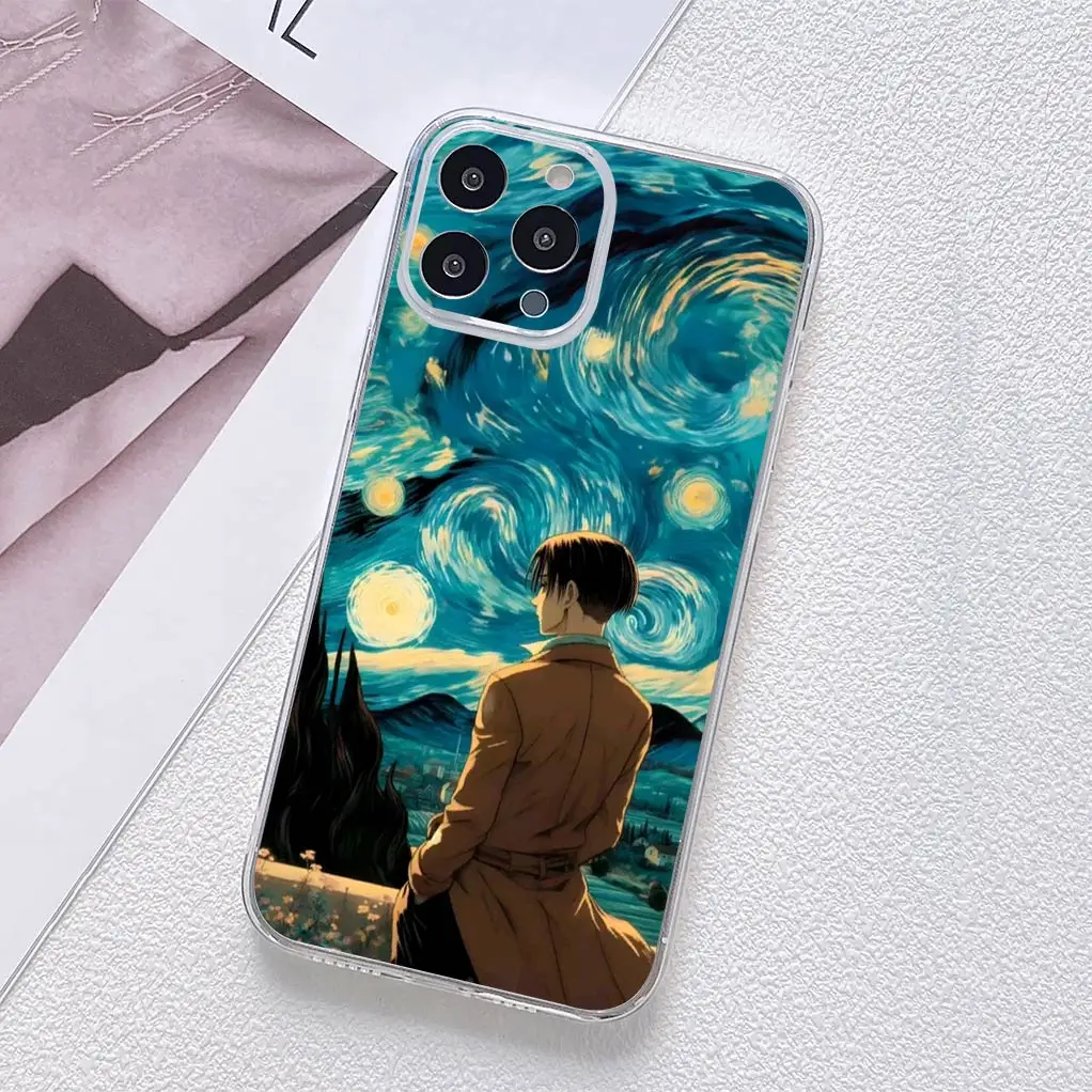 Attack on Titan Eren & Levi Soft Phone Cover