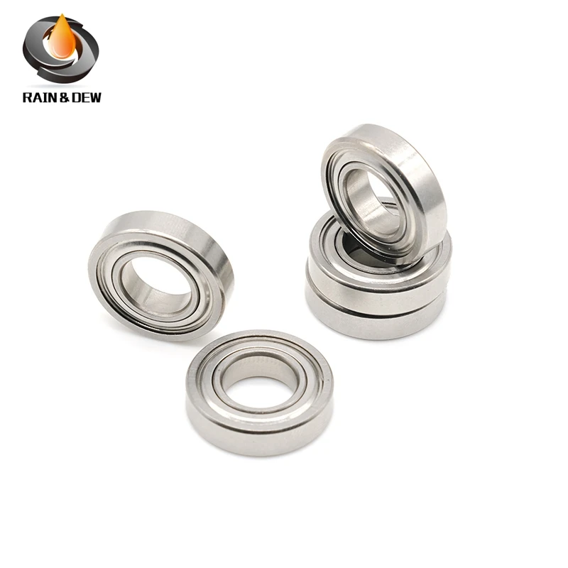 Rolamento de Resistente à Corrosão Abec7 S6180zz 10×18 x5 mm 10 Pcs Aço Inoxidável
