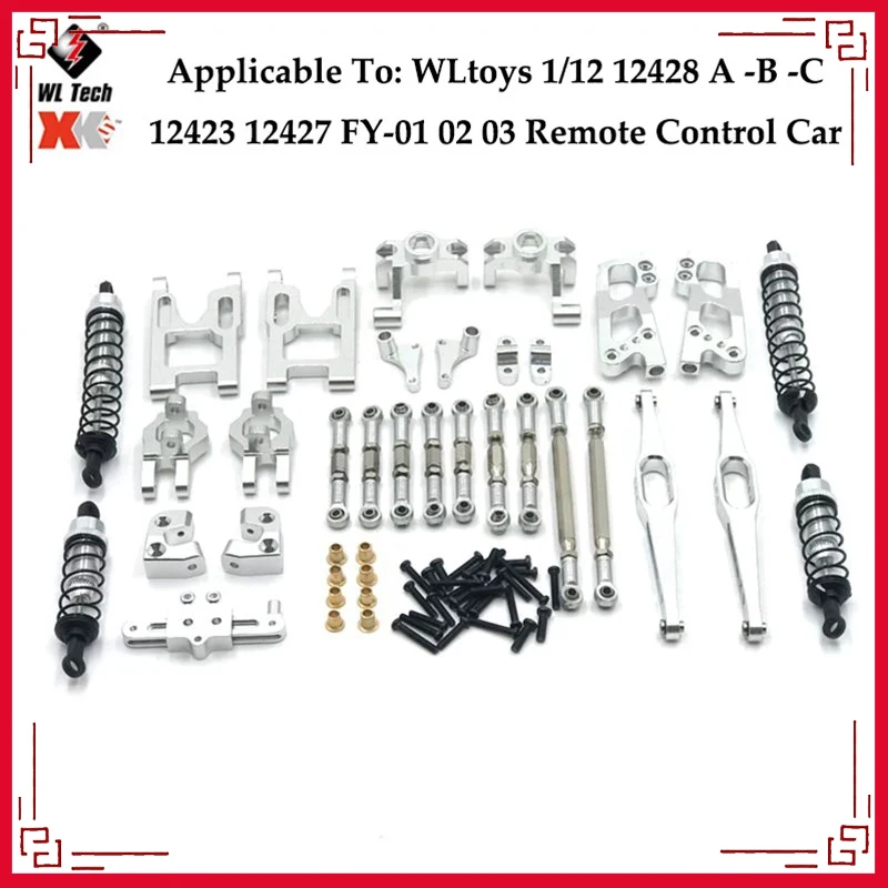 Wltoys 12428 12427 12423 Piezas De Reuesto Para Coche RC Classis, Eje Trasero, Brazo, Caja Delantera De Onda, Engran