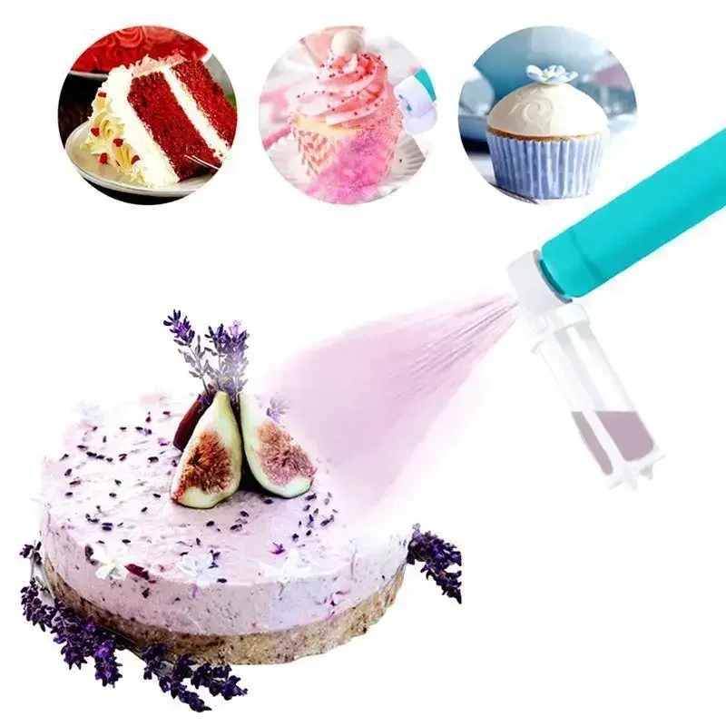 Cake Glitter Spray Pump Special Eco-friendly Cake Spray Pump Pastry Dessert  Cake Decorating Airbrush Baking Tool - AliExpress