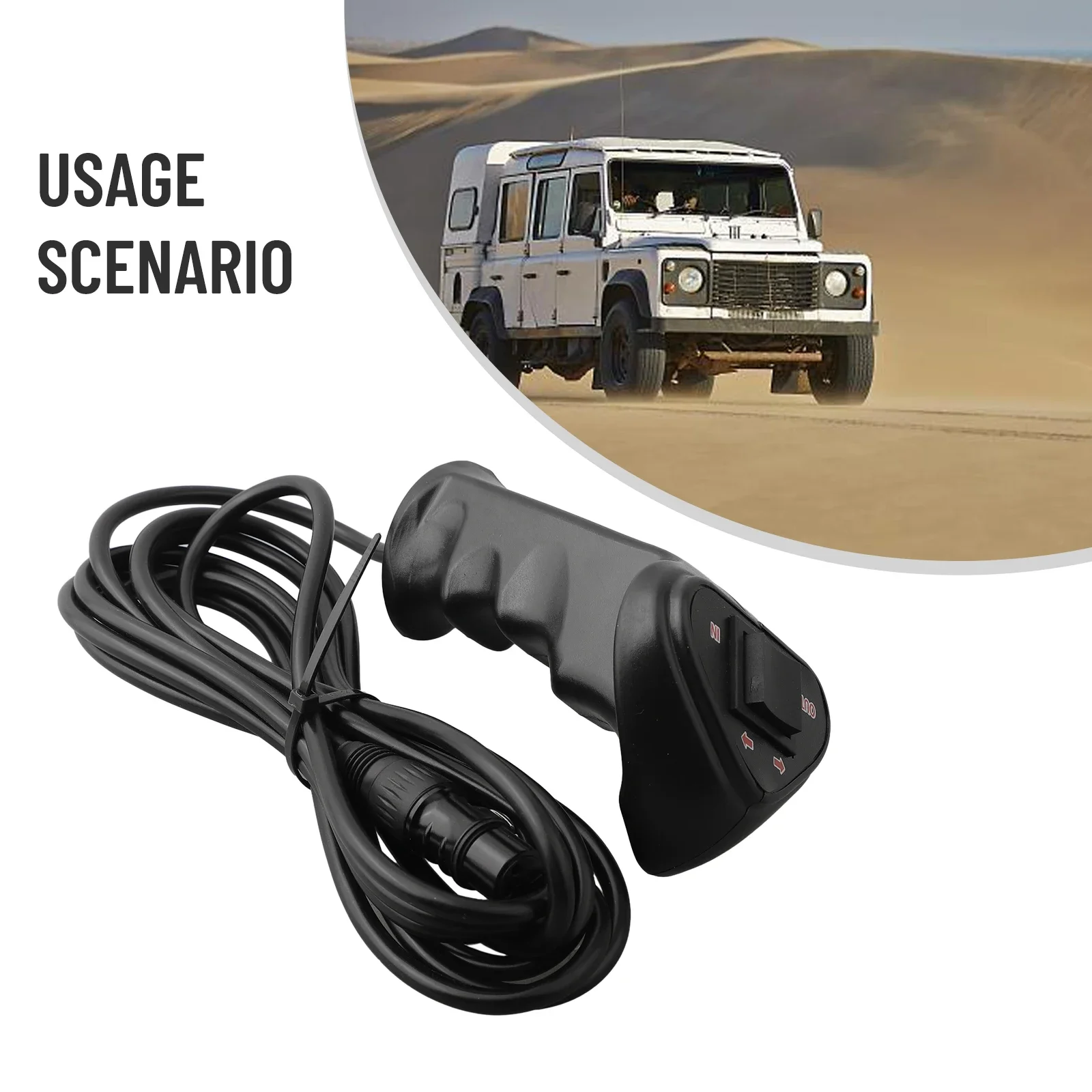 Lightweight Manual Control Handle Wired Features Handheld Remote Control 250A Wireless Remote Cable Length