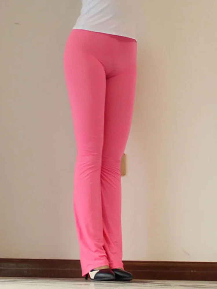 Spring Summer WOMENGAGA Fashion Slim Sexy High Elastic Tight Pants Transparent Pink Trousers Women Korean Women Thin Mesh X3PP