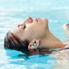 Silicone Ear Protection Earplugs Waterproof Sound Insulation Earplugs Washable with Earplug Caps & Case for Swimming Showering 2