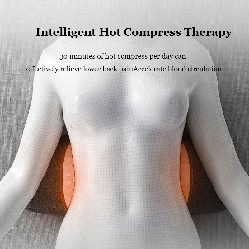 Lumbar Pillow Waist Protcetion New Multifunctional Electric Massage Relax Cushion Ergonomically Designed Waist Support Pad