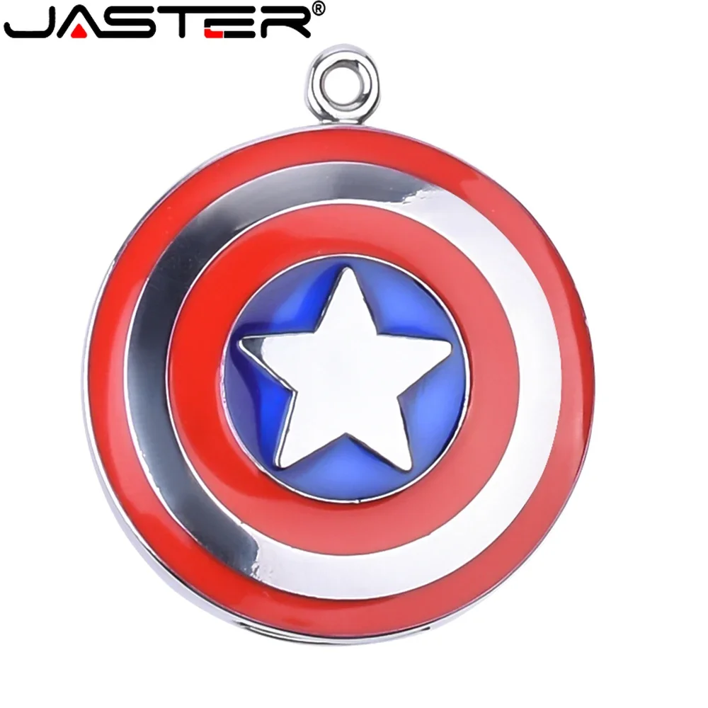 Metal Head LED USB Flash Drive 64GB 32GB 16GB 8GB Waterproof U Disk
