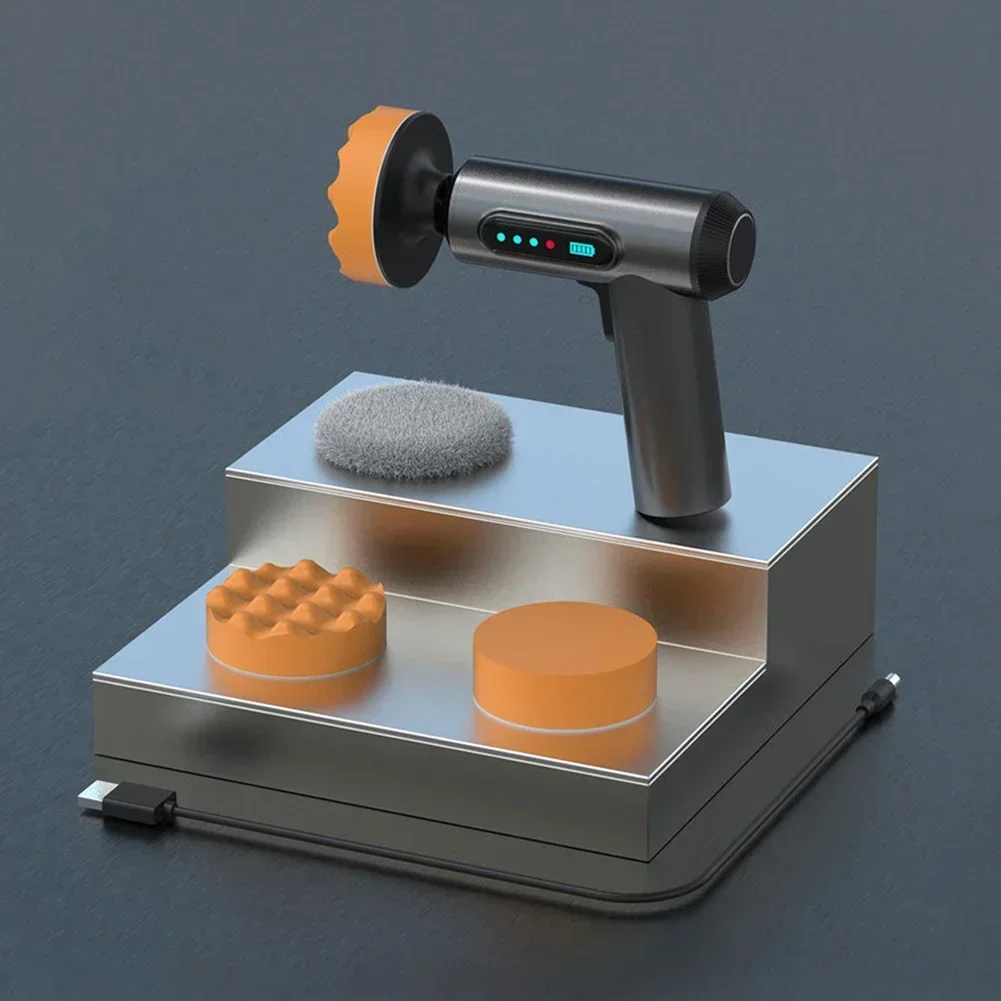2000rpm Cordless Car Polisher Wireless Car Polishing Machine Electric Polishing Wax Tool 4000mAh Auto Polish Waxing Machine