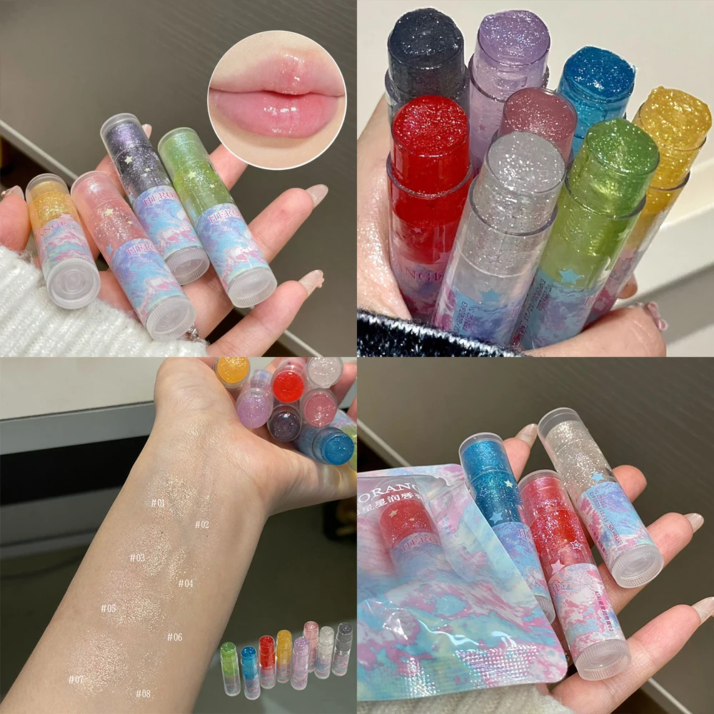 Warm-Changing Crystal Flash Lip Balm Jelly Glossy Plumping Fruit Colored Tint Moisturizing Lipstick Longest Repair Dry Lip Care_voghion.com