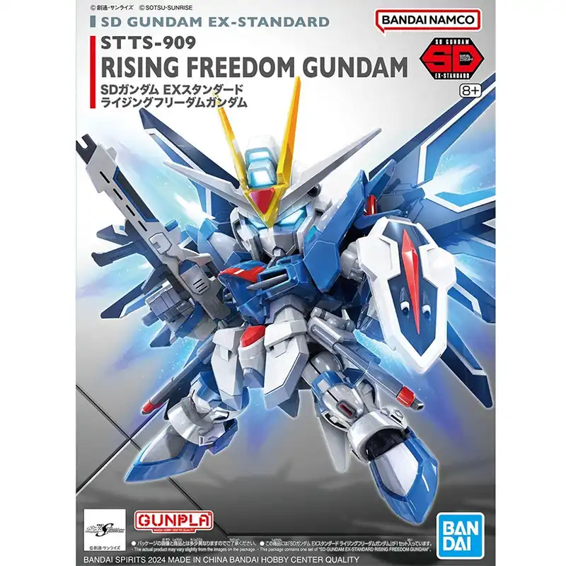 Bandai Genuine SD STTS-909 RISING FREEDOM GUNDAM Anime Action