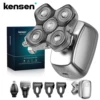 KENSEN S28 Electric Head Shaver for Blad Man Hair Trimmer 5D Floating Head Razor Beard Trimmer 5 in 1 Rechargeable Shave Machine 1