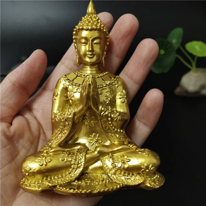 

2024 New Thailand Buddha Statue Home Garden Decoration Meditation Buddha Sculpture Hindu Fengshui Figurines Ornaments Crafts