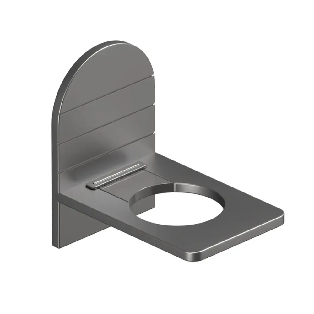Metal Self-Adhesive Shampoo Bottle Shelf Free of Punch Shower Gel Liquid Bottle Holder Bathroom Shelf Organizer Hook