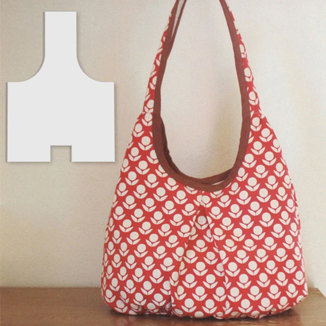 Handmade Hobo Bag Pattern Template Vintage Hobo Handbag Sewing