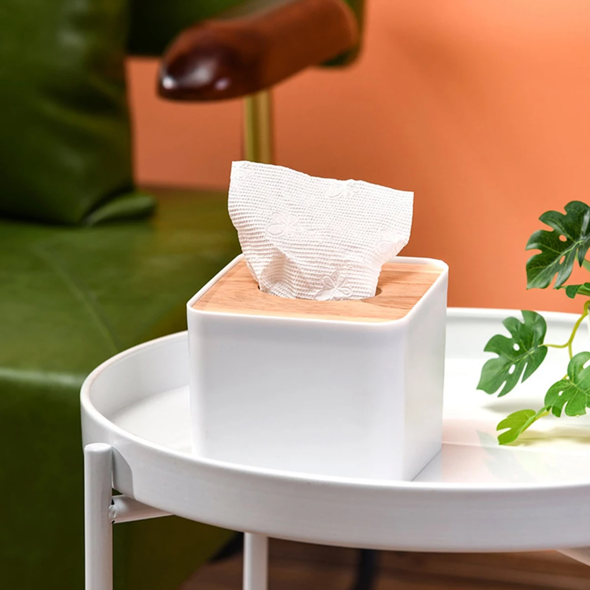 1/2 Covered Square European Tissue Boxes