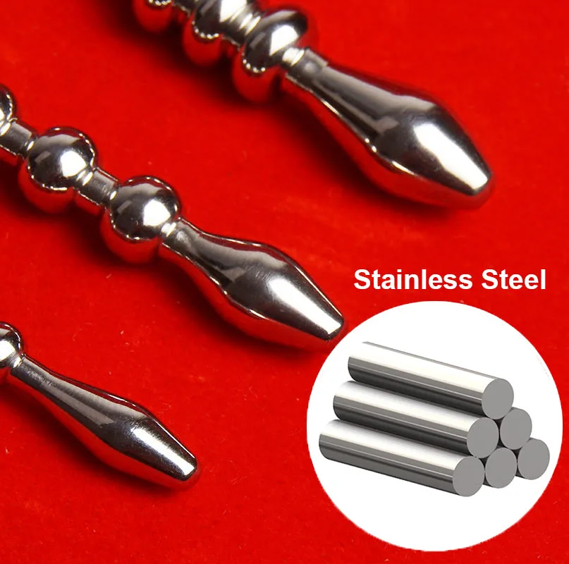 Stainless Steel Penis Plug Urethral Dilator Sounding Dilation Metal Urethra Catheter Penisplug Sex Toys for Men Male masturbator urethral dilator