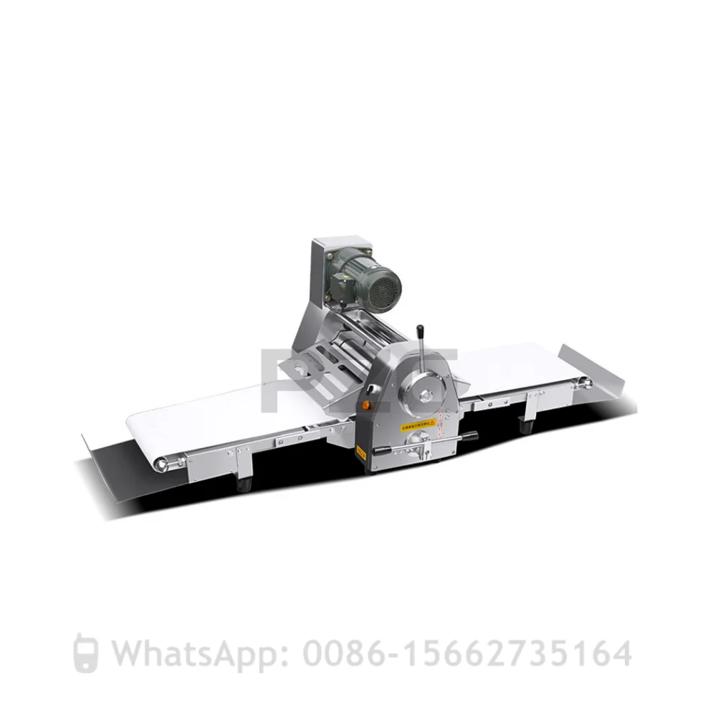 Electric Automatic Food Pizza Noodles Dough Sheeter Roller Equipment Commercial Tabletop Croissant Pastry Bakery Machine 3