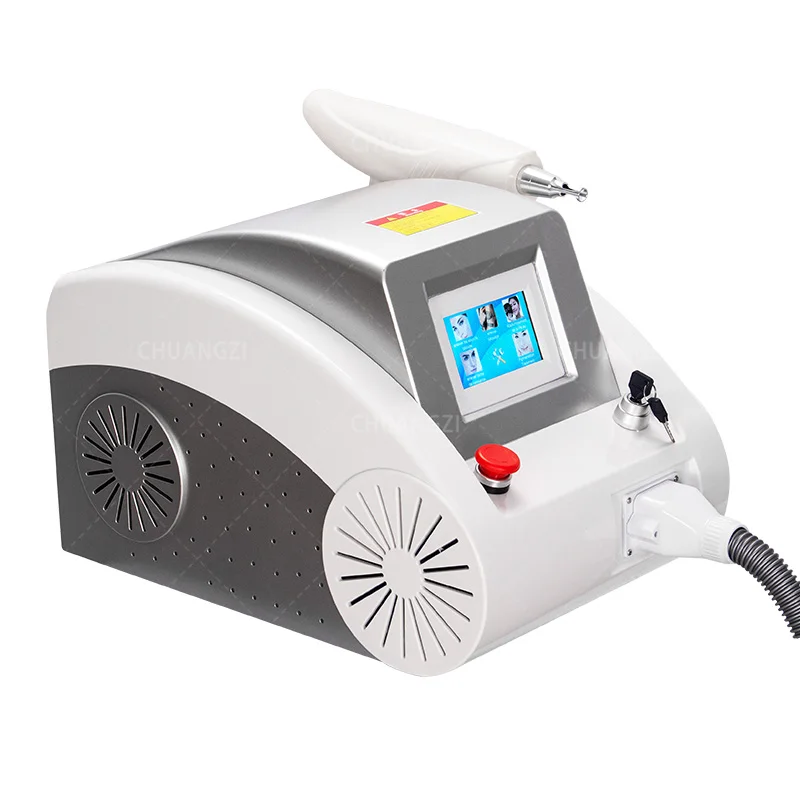 Professional Nd Yag Pico Laser Tattoo Removal Machine Neodymium Picosecond Eyebrow Q Switch  Portable 1064nm 523nm 5