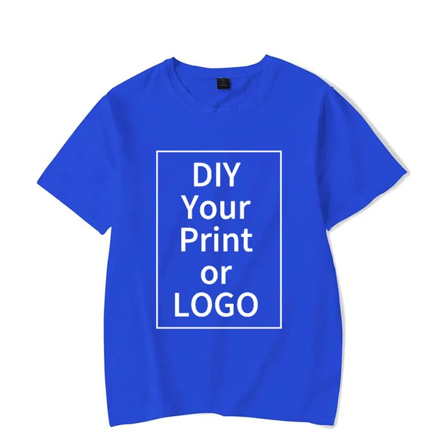 Fashion T Shirt Women Men Summer Customized Printed Tee Shirt DIY Photo Logo Brand Text Tshirt Personalize Your Clothing Shirt 4